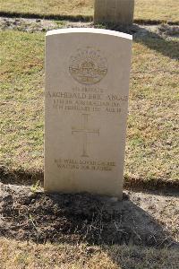 Ismailia War Memorial Cemetery - Angus, Archibald Eric